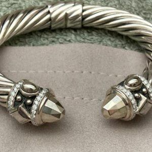 David Yurman Pave Diamond Renaissance Bracelet